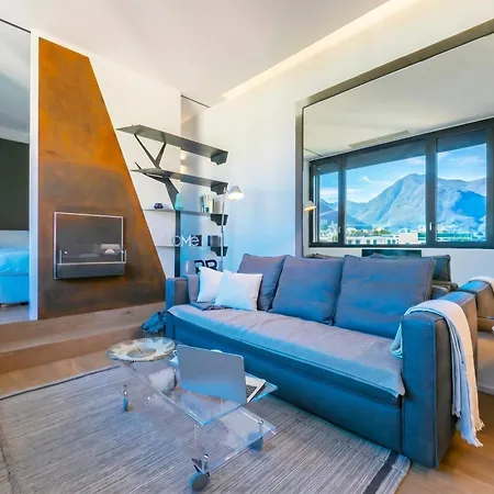 شقة Casa Basilico With View And Private Garage - Happy لوغانو